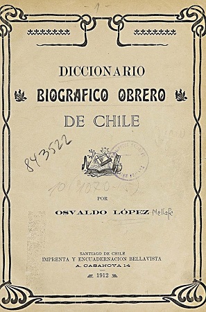 Diccionario Chile 1912