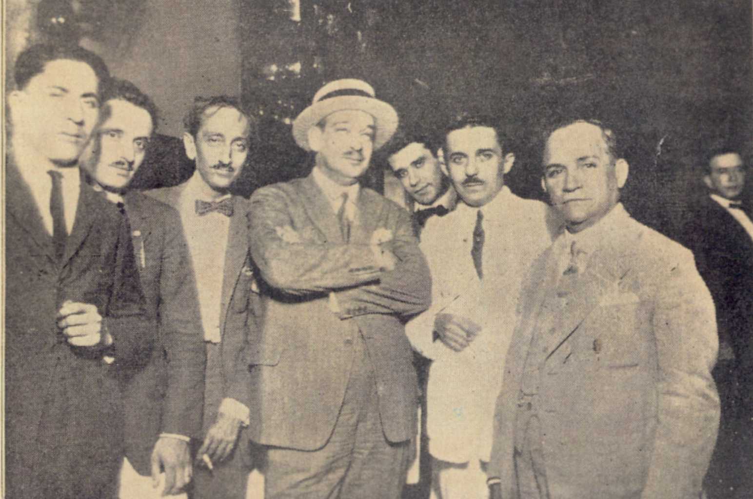 INGENIEROS_José Foto 19 El Figaro nº22 - Jose ingenieros y el director de El Figaro (16-8-1925)