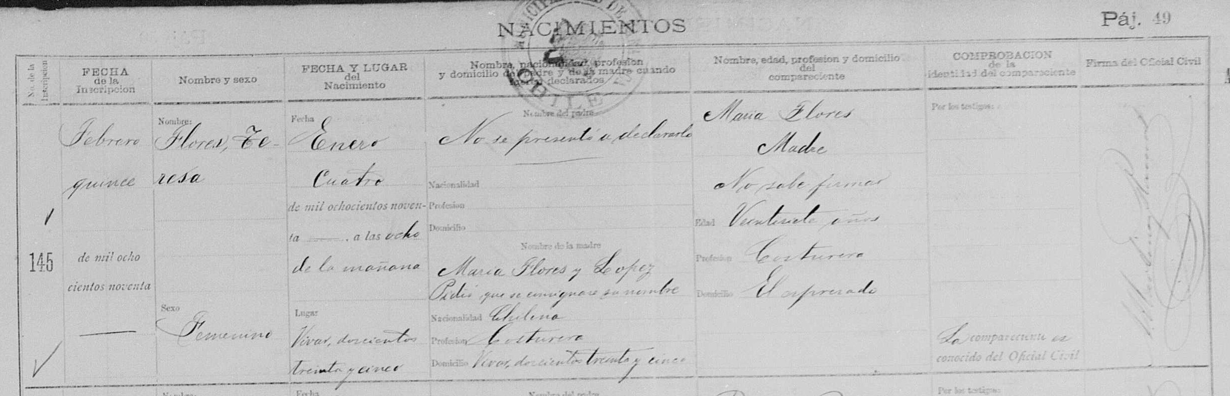 FLORES Maria Teresa Foto 2