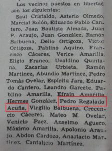 ACUÑA, Pedro Regalado 2