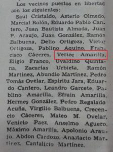 AMARILLA, Verice 2