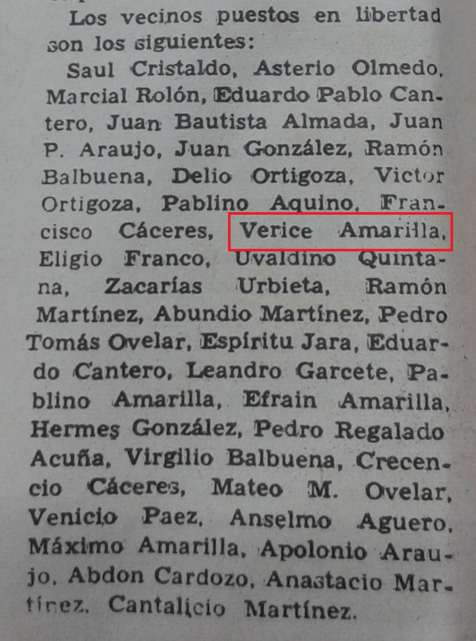 AMARILLA, Verice 2