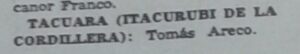 ARECO, Tomás 2