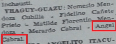 CABRAL, Ángel 2