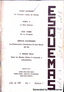 Rev. Esquemas, Año 1, n° 1, 1958, Bogotá