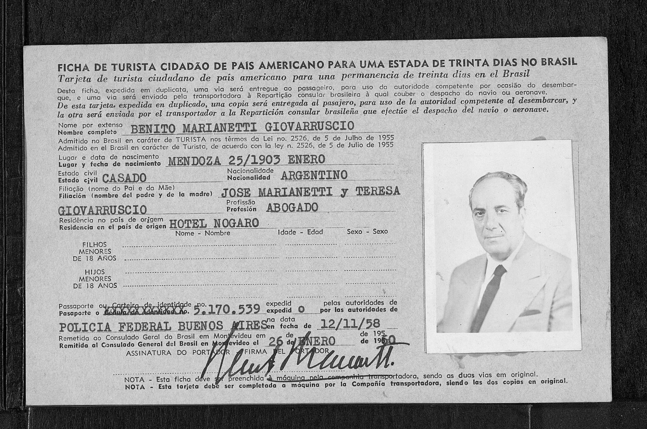 Marianetti, Benito Foto 2